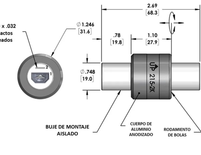 Dimensiones Mercotac 215-2K