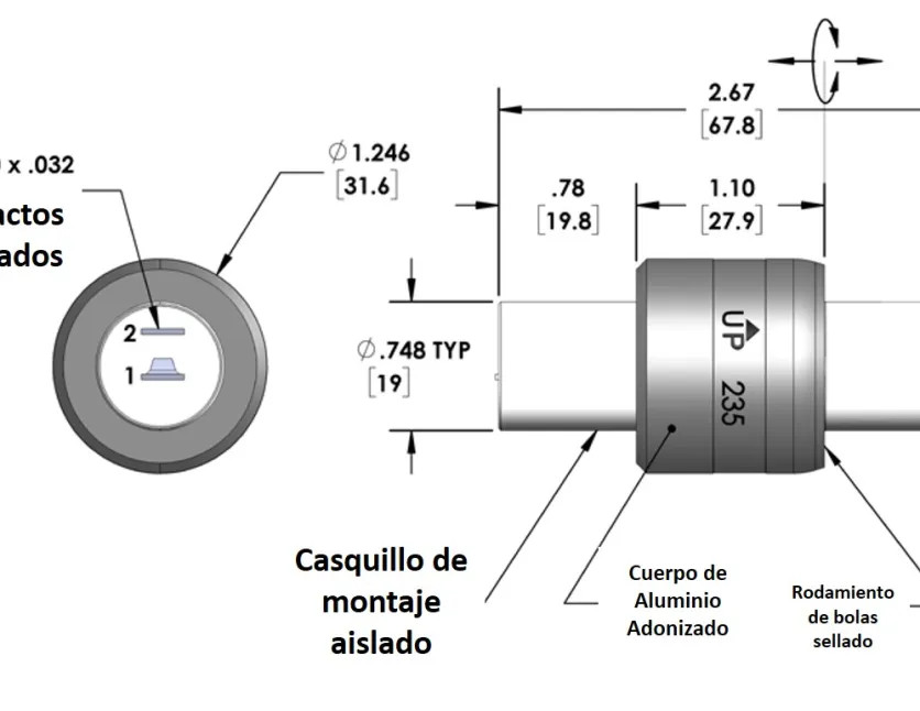 Dimensiones Mercotac 235
