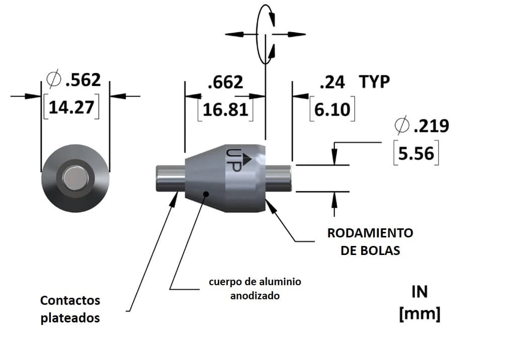 Dimensiones Mercotac 105 y 110T